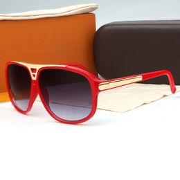 Men Women Retro Fashion Sunglasses Classic Oversized Luxury Design Sun Glasses Man Woman Uv400 Eyewear With Box
