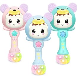 Baby Music Rattle Teether Toy Girl for Child 012 Education Mobile Cot Kids Bed born Stroller Crib Infant Pacifier Weep Tear 220531