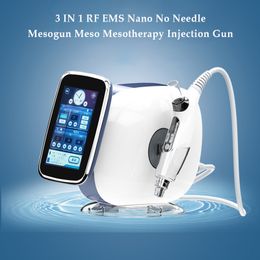 Nano rf no needle gun meso injector water mesotherapy gun for wrinkle removal and skin rejuvenation