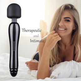 30 Speed USB Rechargeable AV Magic Wand Vibrator sexy Toys for Woman Powerful Big Female Body Massager Products