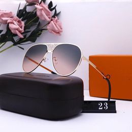 Wholesale Brand Designer Polarized Sunglasses Men Women Pilot Sunglass Luxury UV400 Eyewear Sun glasses Driver Metal Frame Polaroid glass Lens With Box 74