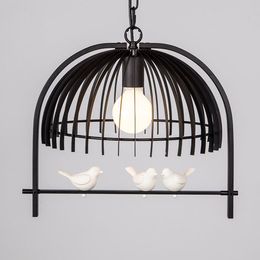Pendant Lamps Nordic Modern Wrought Iron Lamp Birds Suspension Luminaire LED E27 For Decor Hanging Light FixturesPendant