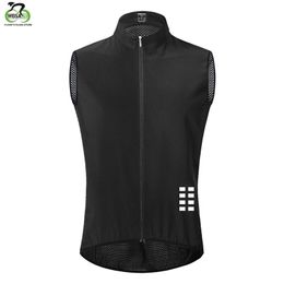 WoSawe Bisiklet Yeleği Kuru ve Sıcak Örgü Tutun Ciclismo Sleeless Bisiklet Bisikleti Jersey Rüzgar Geçirmez Bisiklet Giysileri Gilet 220614