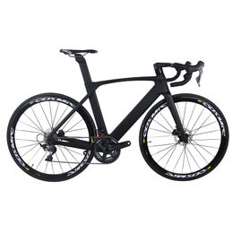 Полное углеродное волокно T1000 Aero Road Complete Bike TT-X34 с Ultegra R8020 GroupSet Factory Made Aluminum Wheelset