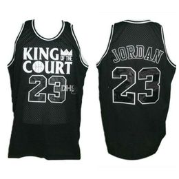Nikivip Michael MJ #23 King of the Court Ceasar's 1-On-1 Retro Basketball Jersey Men's Stitched Custom Any Number Name Jerseys