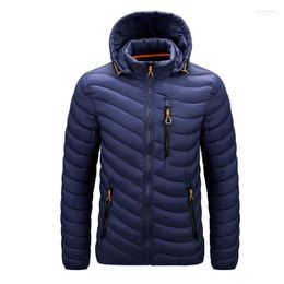 Men's Down & Parkas Thicken Puffer Jacket Insulated Water-Resistant Warm Winter Coat With Hood Phin22