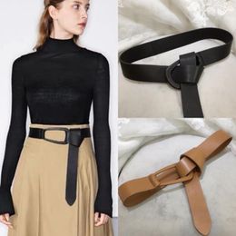 Belts Nuleez Brand Women Genuine Sheep Soft Skin Fashion Designed Waist Ornament Top Quality Dress LadiesBelts