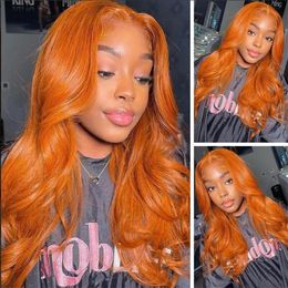 Body Wave Transparent Lace Frontal Wig Brazilian Human Hair Wig Pre-Plucked For Black Women 150 Density