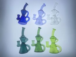 New Hookahs small backwater glass bong factory direct supply to accept personalized custom 14mm glass oil rigs stained