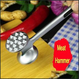 home meat tenderizer UK - Meat Potry Tools Kitchen Kitchen Dining Bar Home Garden Zinc Alloy Mtifunction Hammer Durable Steak Chicken Fish Pounder Loose Tenderizer
