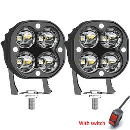 Led Work Light 12V 24V For Car 4x4 Offroad Motorcycle Trucks Tractors Boat 4WD ATV SUV Driving Fog Lights Spotlight Car