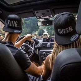 queen snapback UK - new brand new queen king basdeball cap hats hip hop queen letter caps lovers snapback sun hat caps287S