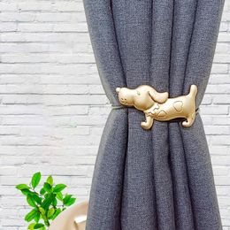 Other Home Decor Cute Dog Curtain Tieback Animal Tie Strap Alloy Magnetic Hanging Buckle Curtains For Decoration AccessoriesOther