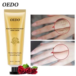 creams for anti aging UK - OEDO Rose Peptide Moisturizing Hand Cream Repair Hand Rough Skin Hand Anti-Aging Moisturizing Whitening Essence Cream 30g