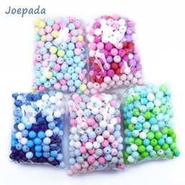 Joepeada 300Pcslots 12mm Round Silicone Teething Beads Food Grade Silicone Rodents For DIY Baby Teething Necklace Baby Teether 220815