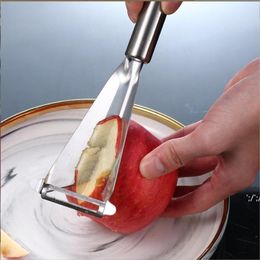 2022 Stainless Steel Fruit Vegetable Tools Carving Knife Triangular Shape Knife Slicer Antislip Engraving Blades Kitchen Accessories