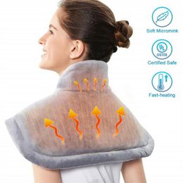 shoulder neck warmer Canada - Carpets Winter Electric Heating Pad Moist Neck Back Shoulder Warmer Pain Relief Heat Therapy Temperature EU US ControllerCarpets