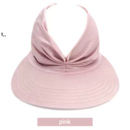 Other Home & Garden 2022 Flexible Adult Hat for Women Anti-UV Wide Brim Visor Hat Easy To Carry Travel Caps Beach Summer Sun