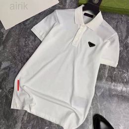 Mens shirt Design Luxury Summer Men Top quality Embroidery Polo Shirts Short Sleeve Cool Cotton Slim Fit Casual Business