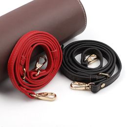 High Quality Genuine Leather Bags Strap Adjustable Replacement Crossbody Straps Gold Hardware for Women DIY Bag Accessories 220426248l