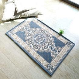 Luxury Flower Pattern Floor Mat Machine Weave Doormat Thicken Kitchen Carpets Entrance Hallway Door Mat Washable Home Rugs T200415