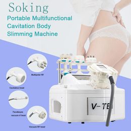 Professional Portable Promotion Other Beauty Equipment 5 In 1 Cavitation Vacuum Laser Bipolar Rf Roller Massage Shape Infrared Rolling Cellulite Treatment Roller