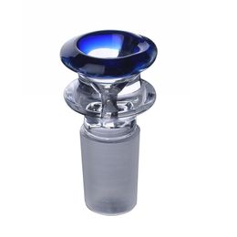 14mm 18 mm male thick Colour Smoking Bowl nail dry herb holder for water glass bongs pipes hookah