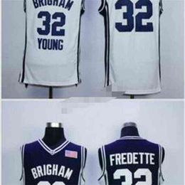 Brigham Young Cougars Jimmer Fredette College Basketball Jerseys 32 Jimmer Fredette Stitched Navy Blue White Jerseys