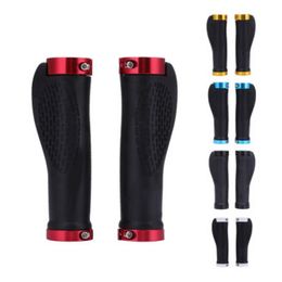 Rubber Bike Handlebar Grip Anti-Skid Ergonomic Mountain MTB Cycling Parts Bicycle Grips Black Gold Red Blue