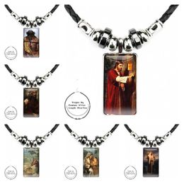 Pendant Necklaces Philippians Religious Bible Verse - Jesus Christ Achat For Wedding Fashion Glass Cabochon Necklace Women Steel Color