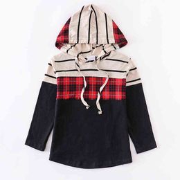 Girlymax Fall/Winter Baby Girls Mommy &Me Sweater Hoodie Plaid Camo Stripe Top Boutique Set Kids Clothing