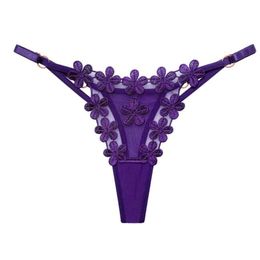 12pcs/lot Japanese Lingerie Women's Thong sexyy Panties Plus Size Flower Transparent T Back Fancy Underwear For Hot sexy