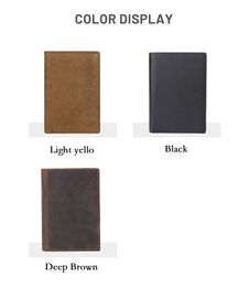 HBP Women Men Vintage Business Passport Covers Holder Multi-Function ID Bank Card PU Leather Wallet Case Travel Accessories228S