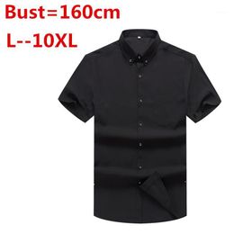 Men's Shirt Men Cotton Short Sleeves Dress Turn-down Collar Cardigan Clothes Casual Shirts