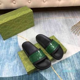2022-Sold Designer Woman Top Quality Slippers Men Slipper Gear Bottoms Flip Flops Genuine Leather Womens Luxury Sandals Fashion Causal