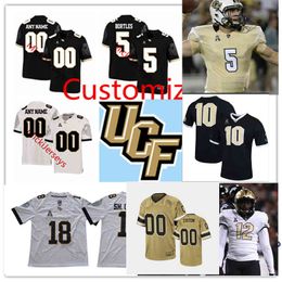 Xflsp 2022 College McKenzie Milton Jersey Custom UCF Knights Stitched Football Jersey 5 Blake Bortles 30 Bryson 11 Dillon Gabriel Josh