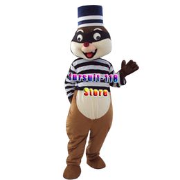 Hat Elf Mascot Cartoon Animal Christmas Adult Size Halloween Cartoon Mascot Costume Party Dress
