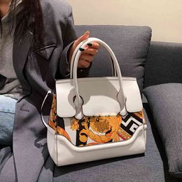 Handbag Women Single Shoulder Bag Large Bag Painted Graffiti Bag Woman Bags 220426