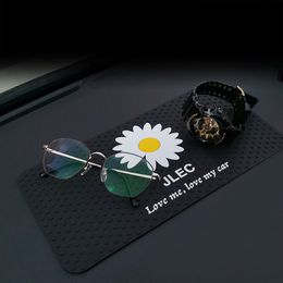 Car Accessories Slip-resistant Pad Emblem Anti Slip Pad Rubber Mobile Sticky Stick Dashboard Non-Slip Mat Pad Vehicle Stylings