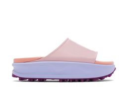 etina9188 womens fashion pink purple rubber sandals Low-heel slides with box and dust bag size euro 35-42