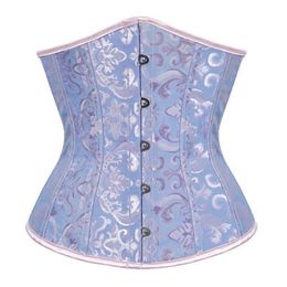 Bustiers & Corsets Sexy Underbust Top Plus Size Corset Pattern Floral Corselet Body Shapewear Women Gothic ClothingBustiers