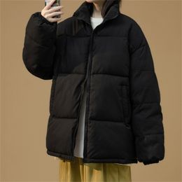 LEGIBLE Casual Oversize Winter Jacket Women Stand Collar Thick Teen Gril Female Coat Loose Parkas Women's Autumn winter jacket 211215