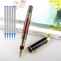 Gel Pens High Quality Classical Metal Ballpoint Pen Gift For Student Adult Writing Stationery Roller