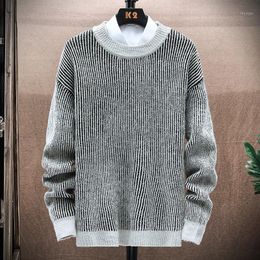 Men's Sweaters Men Clothing 2022 Fall/winter Sweater Pullover Long-sleeved Korean Casual Round Neck Thick Wool