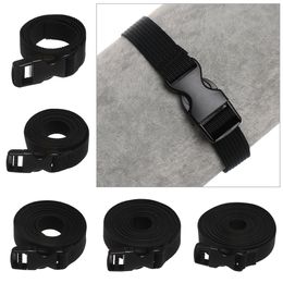 Outdoor Gadgets Black Durable Nylon 0.5-3M Travel Tied Cargo Tie Down Luggage Lash Belt Strap With Cam Buckle Travel Kits Camping Tool