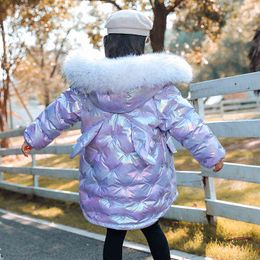 Girl Winter Outerwear 2021 New Fashion Children Down Jacket Warm Girls Snowsuit Jacket Parka Childrens Clothing 3 4 5 6 8 10 Year J220718