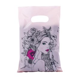 Plastic Bag Shopping Business Packaging Poly Tote Gift Pouch 100 Pack 220427