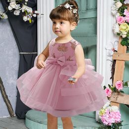 Girl's Dresses Toddler Ceremony 1st Birthday Dress For Baby Girl Clothing Sequin Princess Baptism Gown Girls Party Wedding DressGirl's
