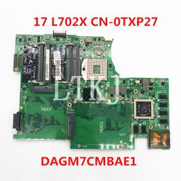 Motherboards High Quality Mainboard For XPS 17 L702X Laptop Motherboard CN-0TXP27 0TXP27 TXP27 DAGM7CMBAE1 HM67 GT555M 100% Fully Teste