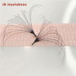 DIY Natural Easy Fan lashes Faux Mink Fast Fanning Volume Eyelash Extensions Auto Flowering Rapid Blooming False Lashes Tools 220524